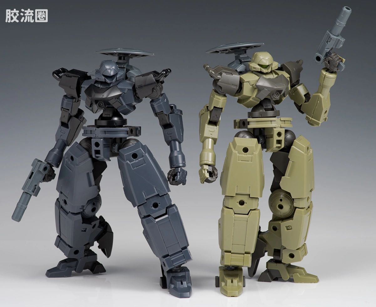 30MM 1/144 夏尔努瓦/Cielnova（拜隆军） 28 bEXM-14T 希尔诺瓦 绿色 - 图片